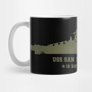 USS San Diego (CL-53) - US Naval Vessel Mug